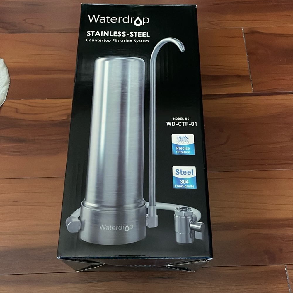 Waterdrop Stainless Steel Countertop Filtration System